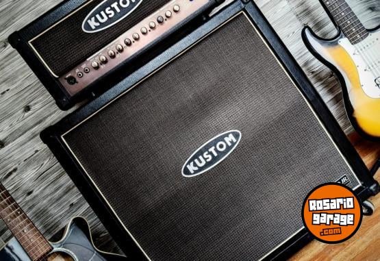 Instrumentos Musicales - Cabezal Kustom + Caja 4x12 Celestion - En Venta