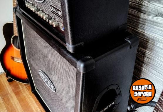 Instrumentos Musicales - Cabezal Kustom + Caja 4x12 Celestion - En Venta