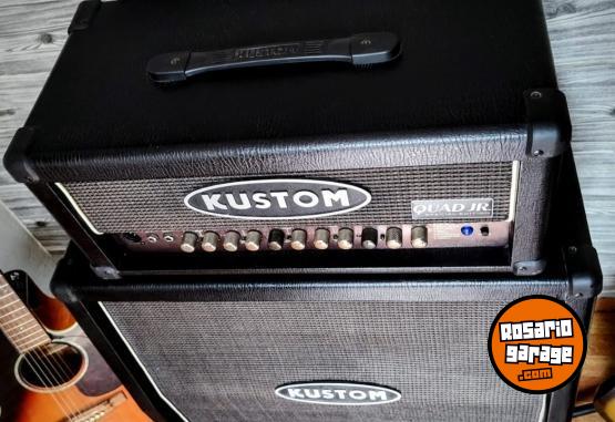 Instrumentos Musicales - Cabezal Kustom + Caja 4x12 Celestion - En Venta