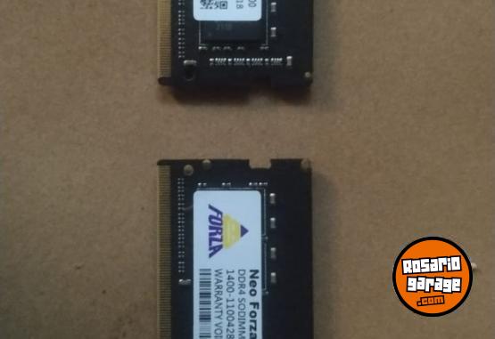 Informtica - VENDO O PERMUTO 2 MEMORIAS RAM DDR4 4GB 2666 CADA UNA. - En Venta