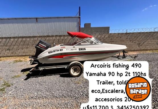 Embarcaciones - Arcoris fishing 490 Yamaha 90 2t nautistore - En Venta
