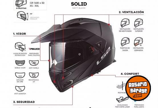 Accesorios para Motos - CASCO LS2 REBATIBLE, NUEVO!!! Talle S - En Venta