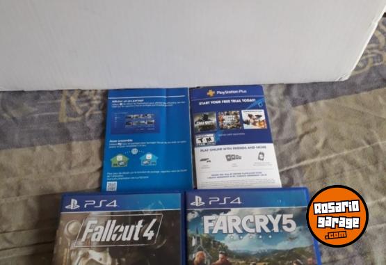 Electrnica - Ps4 Pro 4K 1Tb Joystick Sony Play 4 Original  2 Juegos Cable Carga HDMI Alimentacin - En Venta