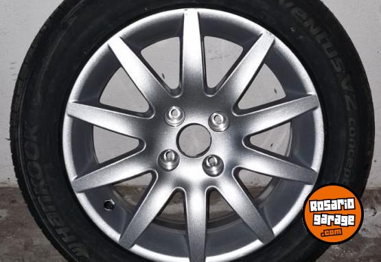 Accesorios para Autos - Cubierta/Neumtico HANKOOK 205/55R16 94V XL + Llanta Aleacin Peugeot 308 - NUEVAS - En Venta