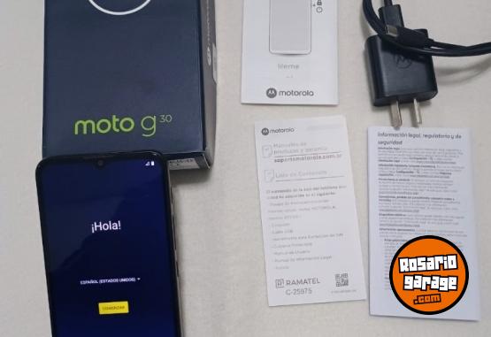 Telefona - Moto G30 128 GB Gris Tomasol 4GB RAm - En Venta