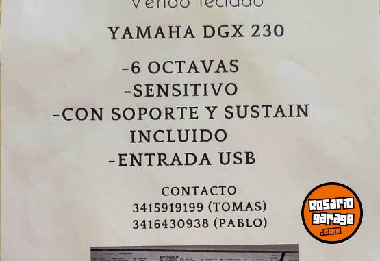 Instrumentos Musicales - Vendo Piano Electrico Yamaha DGX-230 - En Venta