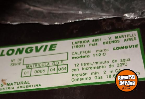 Hogar - Calefon longvie liquido (centro) - En Venta