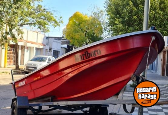 Embarcaciones - Lancha piranha motor power tec 15 hp impecable!! - En Venta