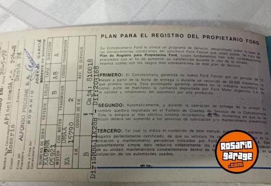 Accesorios para Autos - Manual de fabrica Ford falcn 1972 - En Venta