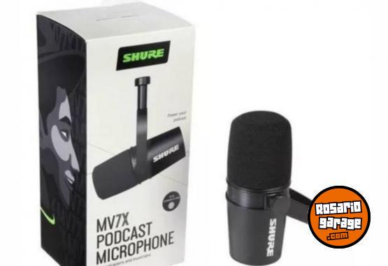 Instrumentos Musicales - Micrfono Shure MV7X NUEVO - En Venta