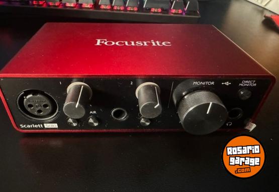 Informtica - Focusrite Scarlett Solo 2i2 3era Generacin Audio Interface - En Venta