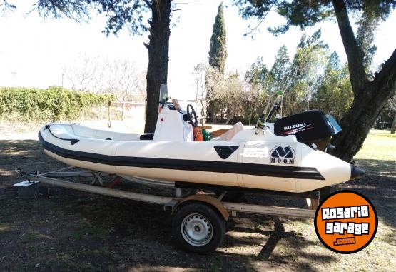 Embarcaciones - DUEO VENDO SEMIRRIGIDO CON MOTOR SUZUKI 40 HP - En Venta