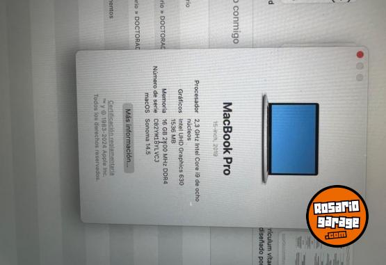 Informtica - Mac Book Pro 15 inch 2019 - En Venta