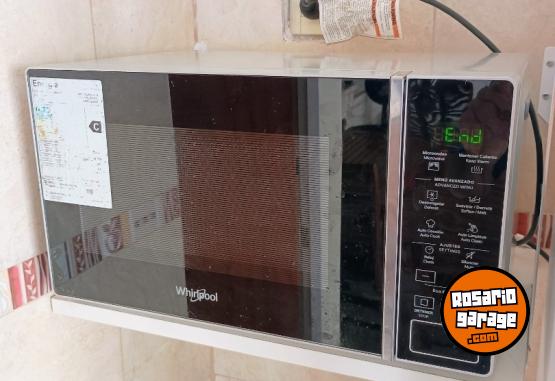 Hogar - Excelente Microondas Whirlpool Tctil Como Nuevo - En Venta