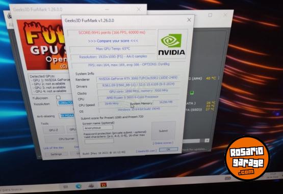 Informtica - CPU GAMER SEMINUEVO ALTA GAMA- MAS PERIFRICOS DE CALIDAD CENTRO- - En Venta