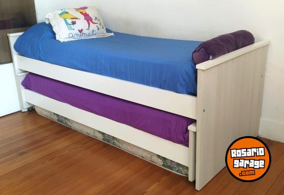 Hogar - Cama nido doble para colchones de 1 plaza - En Venta