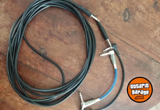 Instrumentos Musicales - Cables plug para guitarra bajo y otros - En Venta