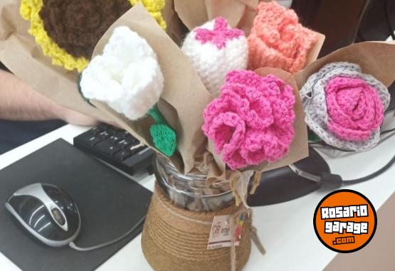 Otros - FLORES TEJIDAS A CROCHET - En Venta