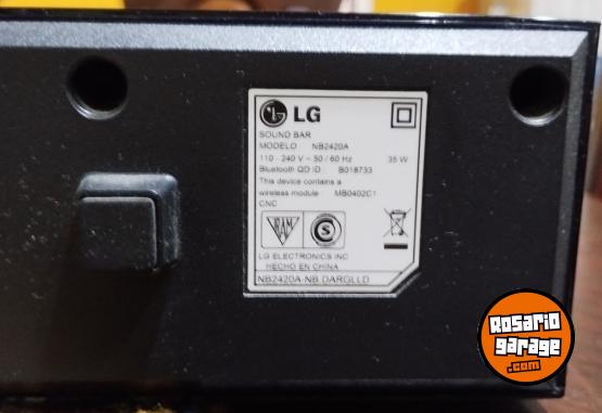 Electrnica - Barra de sonido LG- Sound bar- Mod NB 2420a - En Venta