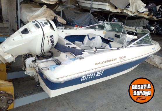 Embarcaciones - VENDO LANCHA Mariner 500 - QuickSilver con Motor Evinrude 115 HP ETEC -  4C - En Venta