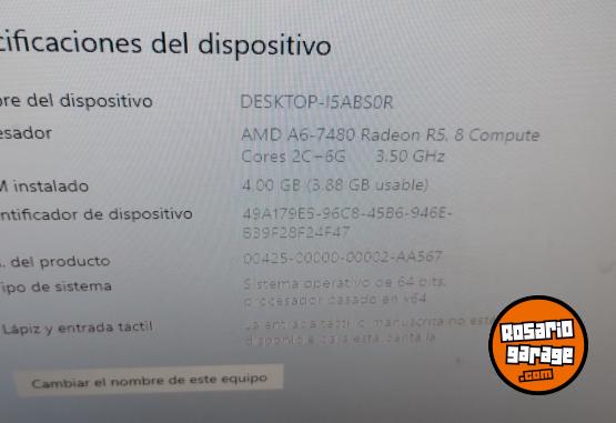 Informtica - CPU AMD DDR3 HDMI - En Venta