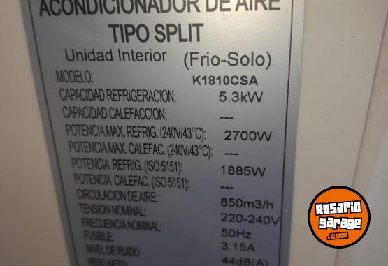 Otros - SPLIT 4500 FRIO SOLO - En Venta