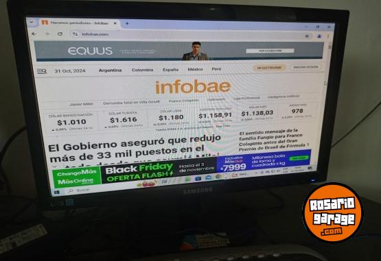 Informtica - Monito Samsung Led 19",impecable!! - En Venta