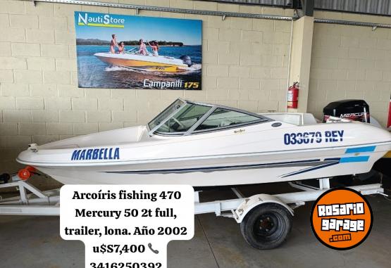 Embarcaciones - Arcoris fishing 470 Mercury 50 2t full - En Venta