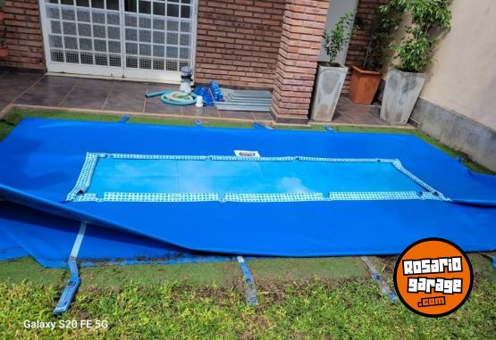 Hogar - PILETA PELOPINCHO 1076 CON FILTRO, BARRE FONDO Y PISO, 8000LTS - En Venta