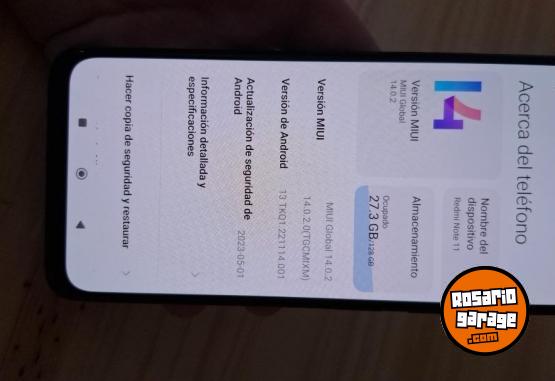 Telefona - vendo XIAOMI REDMI NOTE 11 IMPECABLE - En Venta