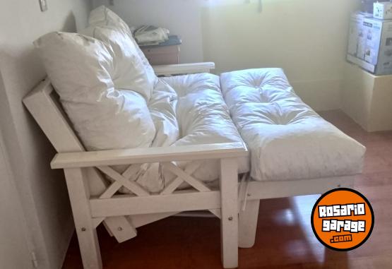 Hogar - FUTON DOS PLAZAS PLEGABLE, EXCELENTE ESTADO, POCO USO - En Venta