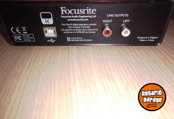 Instrumentos Musicales - Focusrite Scarlett Solo 2 Gen Interfaz De Audio - En Venta