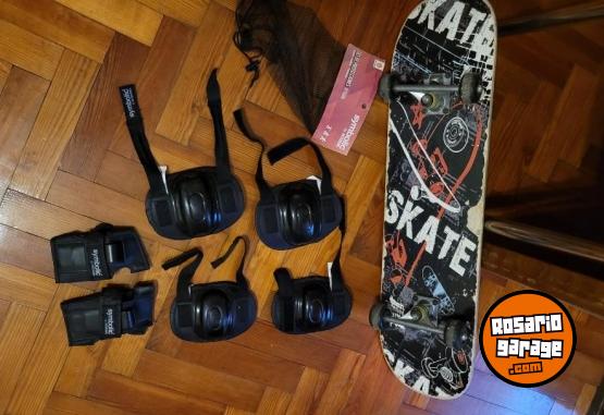 Deportes - SET DE PROTECCIN PARA ROLLERS + SKATE DE REGALO! - En Venta