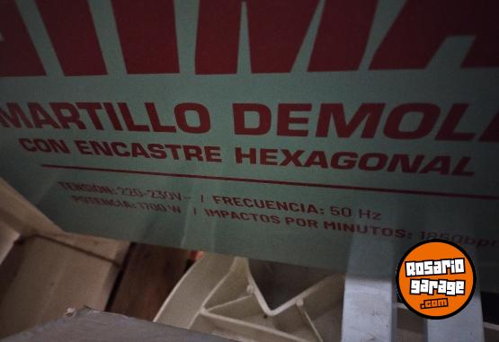 Herramientas - Martillo demoledor Btimaq hm1660h con encastre hexagonal - En Venta