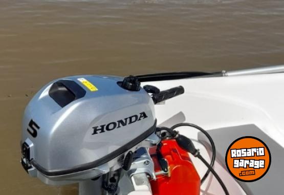 Otros (Nutica) - Motor fuera de borda HONDA  5 Hp 4 Tiempos PATA CORTA - En Venta