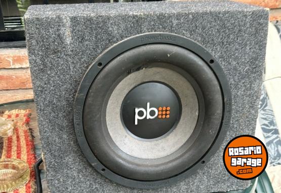 Accesorios para Autos - Potencia LANZAR 2000w. y subwoofer POWERBASS con CAJA. alfombrada. - En Venta