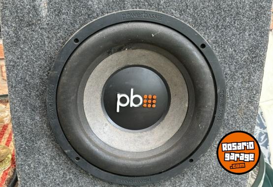 Accesorios para Autos - Potencia LANZAR 2000w. y subwoofer POWERBASS con CAJA. alfombrada. - En Venta