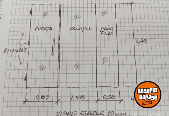 Otros - Mampara de Vidrio para Oficina - En Venta