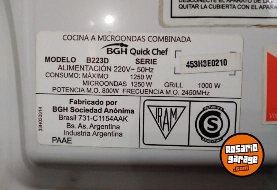 Hogar - Microondas BGH Quick Chef 23 Litros c/ Grill - En Venta