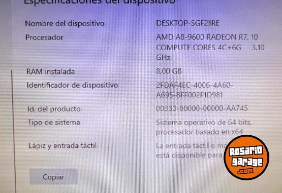 Informtica - Vendo pc completa - En Venta