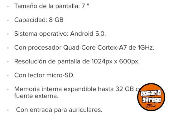 Electrnica - LQUIDO TABLET EN BUEN ESTADO - En Venta