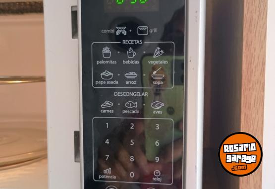 Hogar - Excelente Microondas Whirlpool Digital con Grill Impecable Estado Funcionando Perfectamente - En Venta