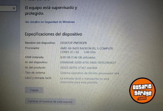 Informtica - Notebook ACER Aspire 3 - En Venta