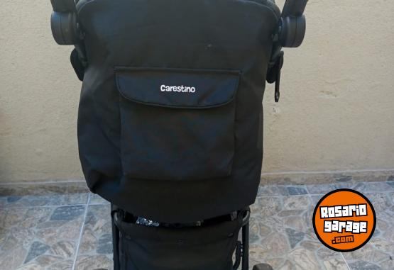 Artculos para beb - Cochecito Carestino City Travel + Huevito +Accesorios Color Negro - En Venta