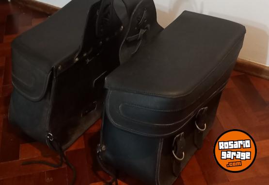 Accesorios para Motos - Alforjas cuero vacuno - En Venta