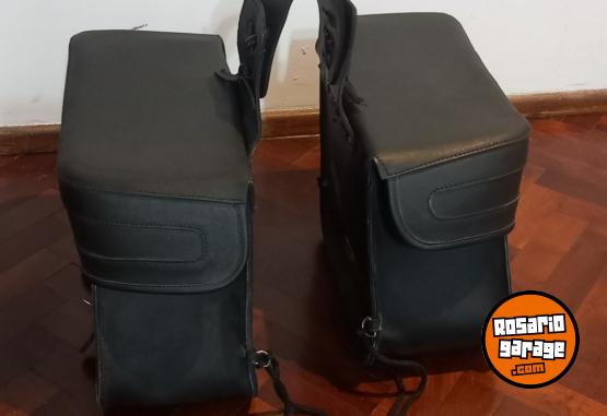 Accesorios para Motos - Alforjas cuero vacuno - En Venta