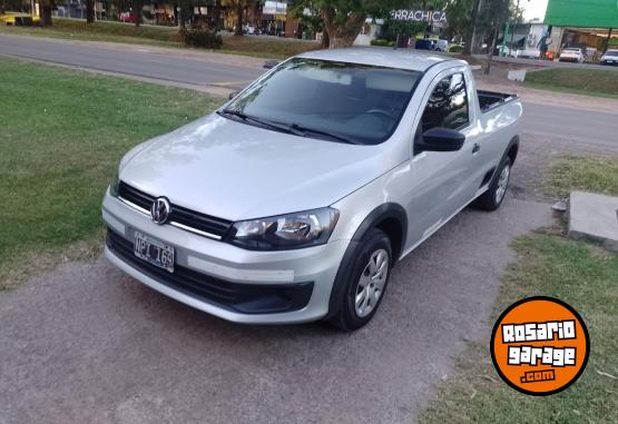 Camionetas - Volkswagen Saveiro cabina simple 2014 GNC 88300Km - En Venta