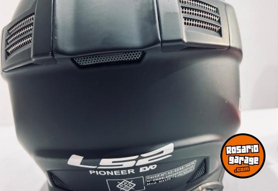 Accesorios para Motos - Casco Ls2 Pioneer evo mx436 negro mate - En Venta