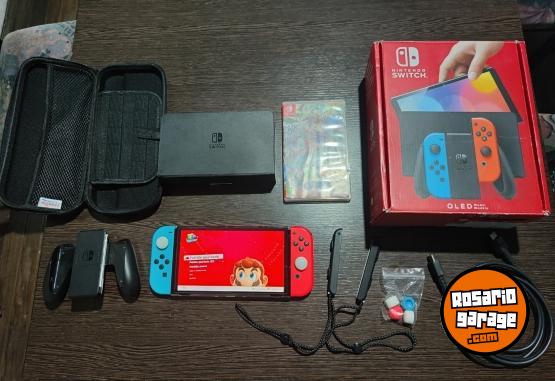 Electrnica - Nintendo switch oled 64gb + Mario odyssey - En Venta