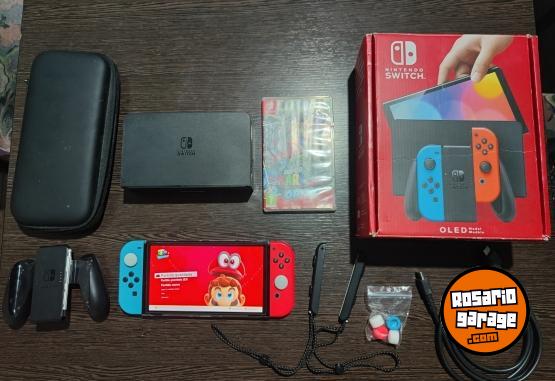 Electrnica - Nintendo switch oled 64gb + Mario odyssey - En Venta